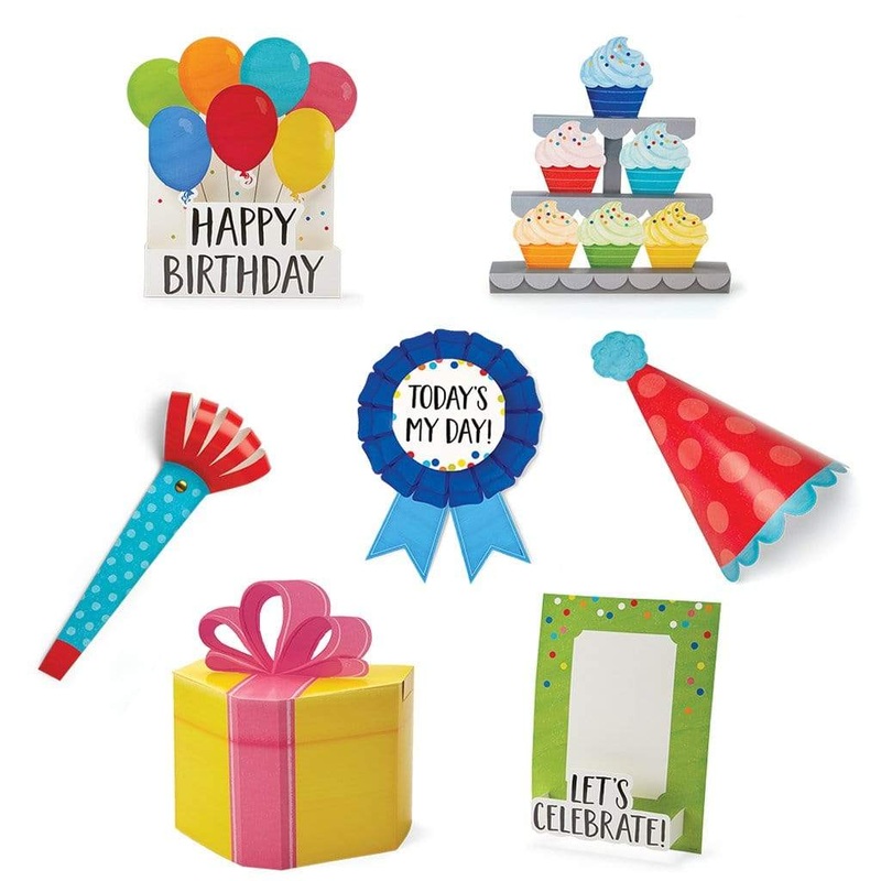 Pop It Happy Birthday Bulletin Board Set