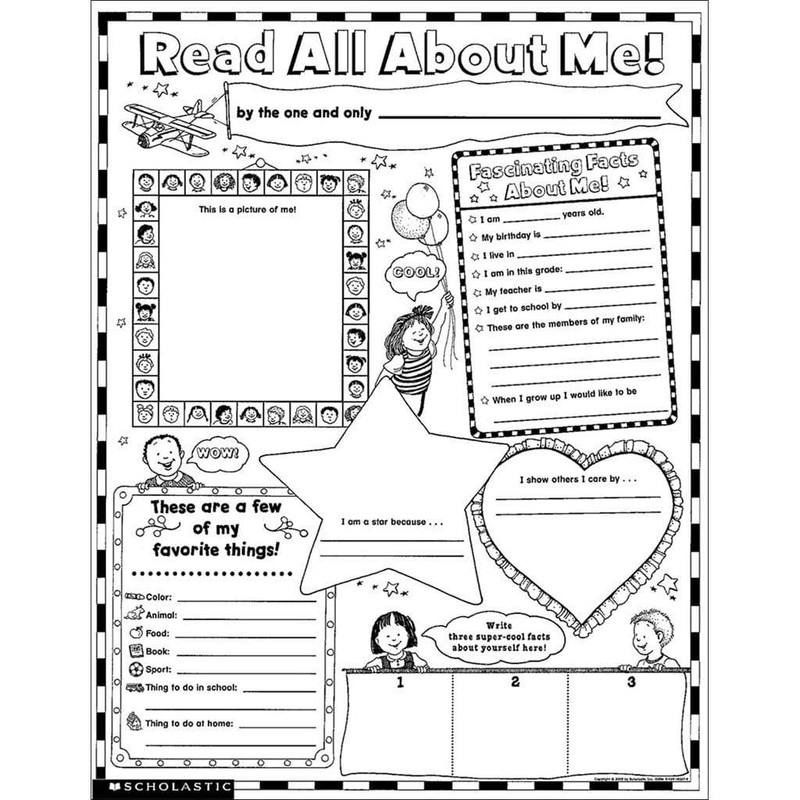 Read All About Me Posters K-2