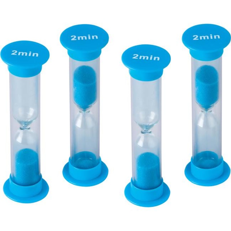 Small 2 Minute Sand Timers Set