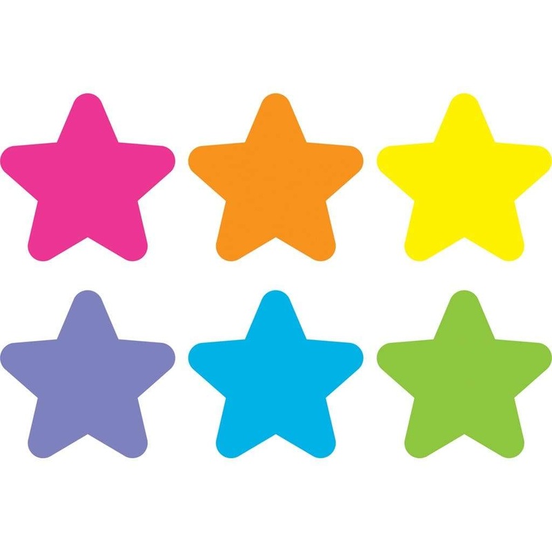 Spot On Bright Stars Carpet Markers - 4''