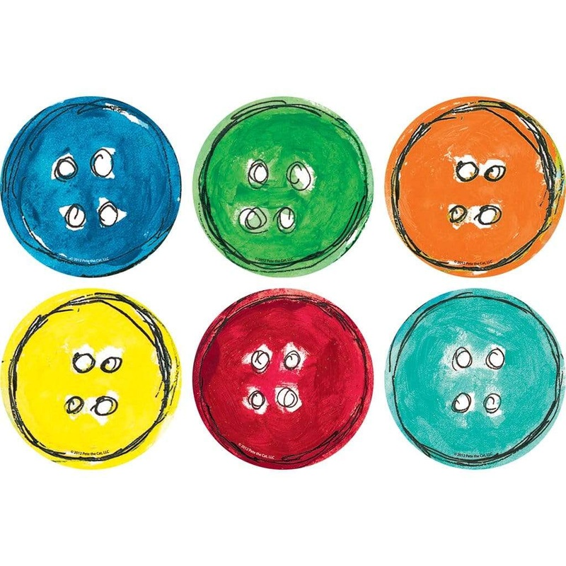 Spot On Groovy Buttons Carpet Markers - 4"