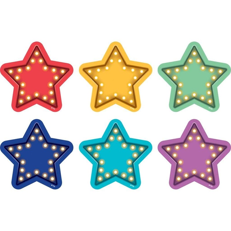 Spot On Marquee Stars Vinyl Floor Markers - 4''