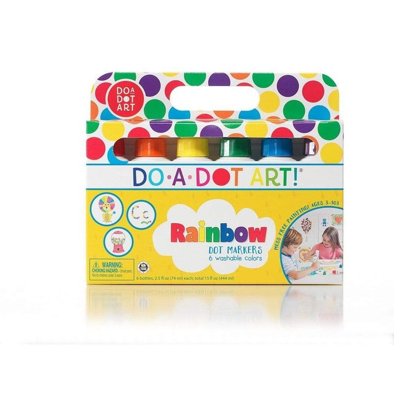Do-a-Dot Rainbow Markers - 6 pack