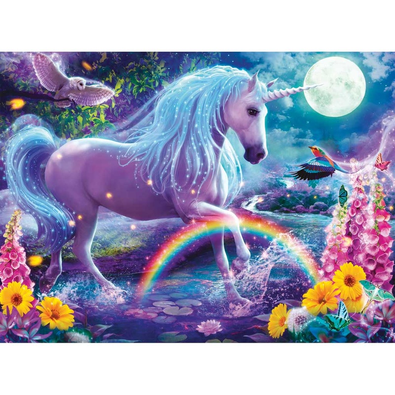 Glitter Unicorn 100 Piece Puzzle