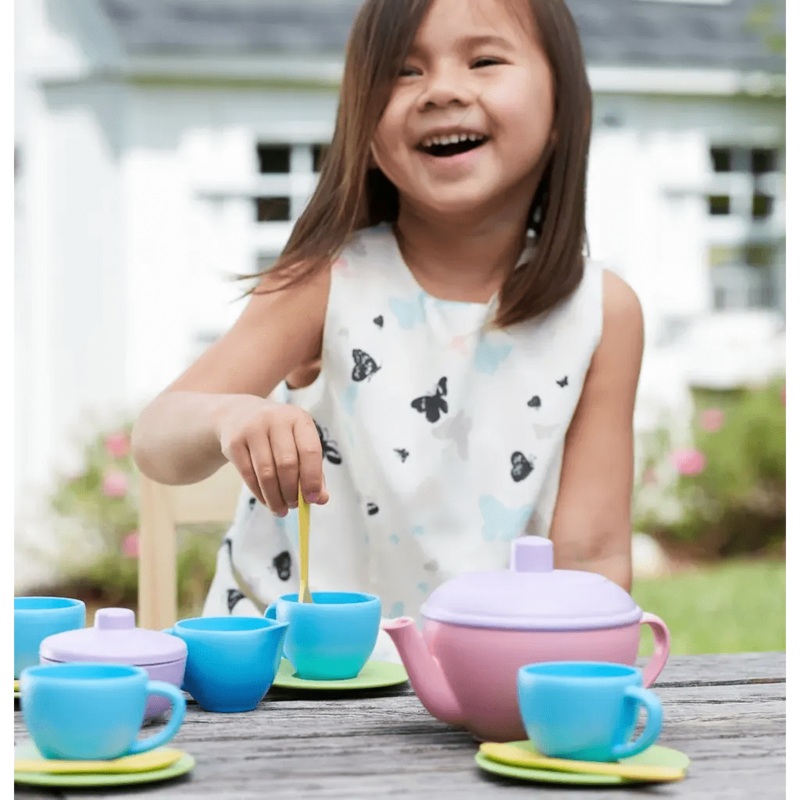 Green Toys Tea Set - Pink