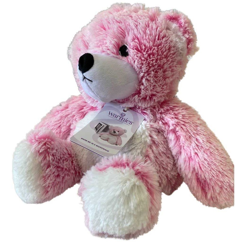 Pink Marshmallow Bear Warmies - Heated Stuffed Animals