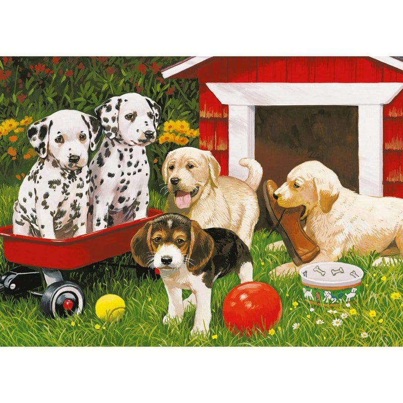 Puppy Party 60 Piece Puzzle