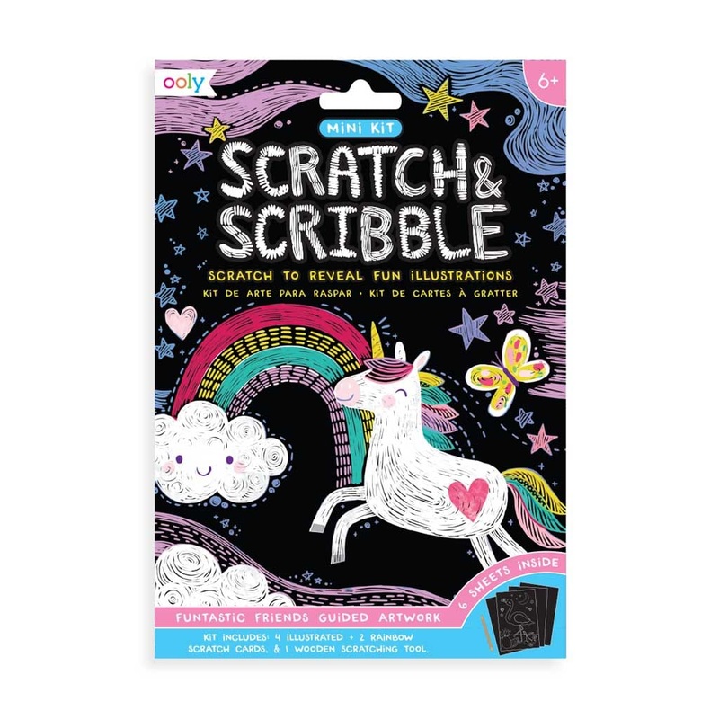 Funtastic Friends Mini Scratch & Scribble Kit