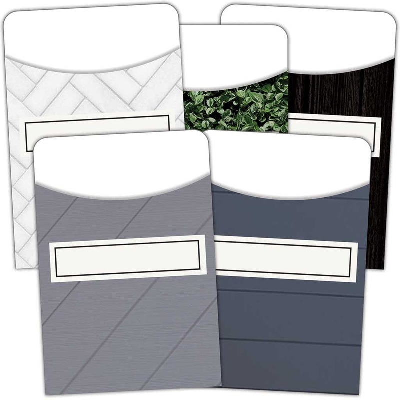 Modern Farmhouse Library Pockets