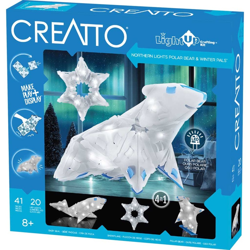 Northern Lights Polar Bear & Winter Pals Creatto