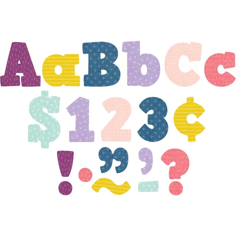 Oh Happy Day Bold Block 4" Letters