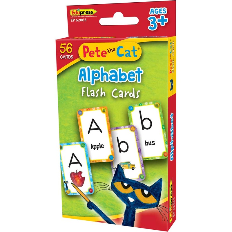 Pete the Cat Alphabet Flash Cards