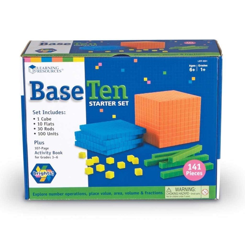Base Ten Starter Set: Brights