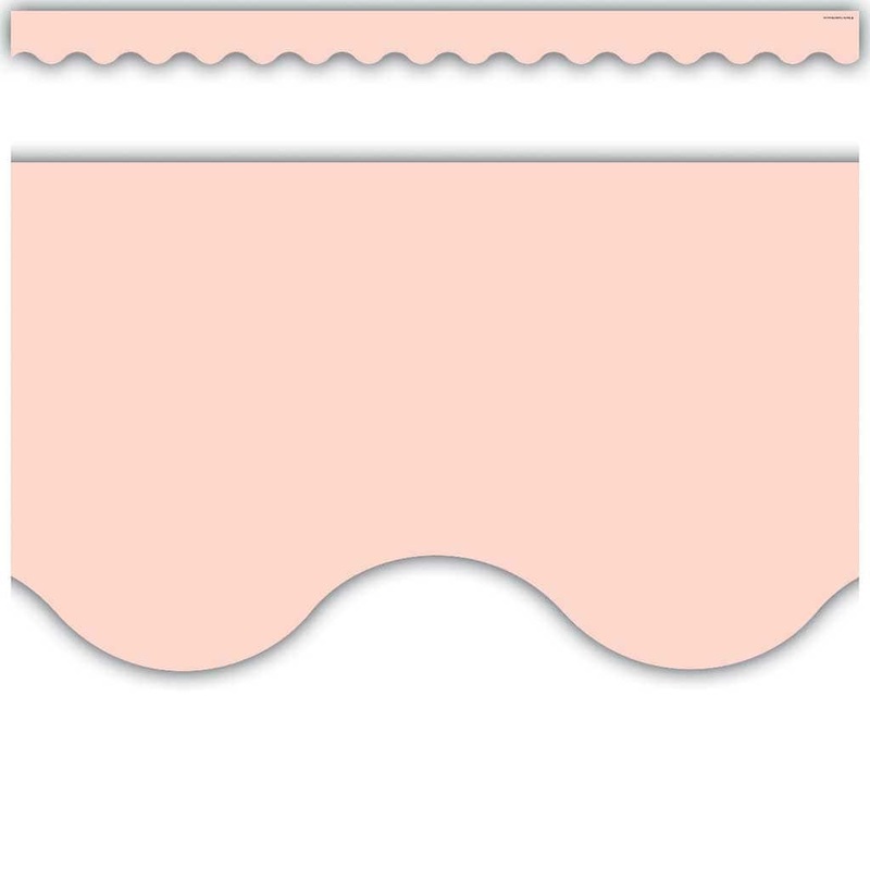 Blush Scalloped Border Trim
