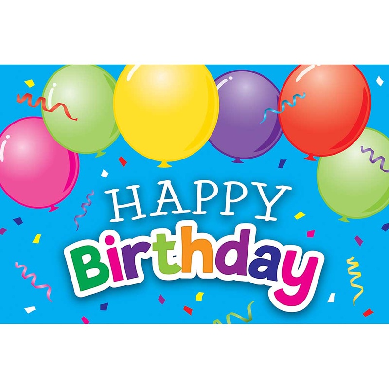 Happy Birthday Balloons Postcards
