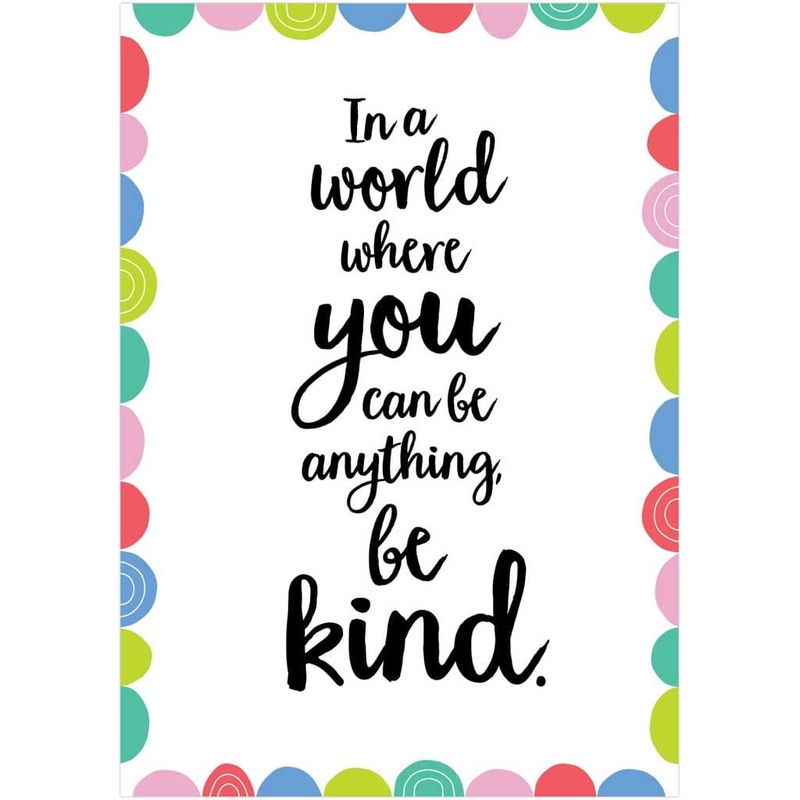 In a World Where You Can be Anything Inspire U Poster