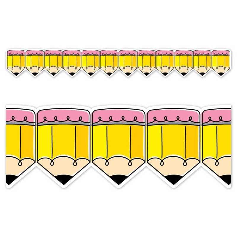 Creative Teaching Press Doodle Pencils Border Trim - 48'