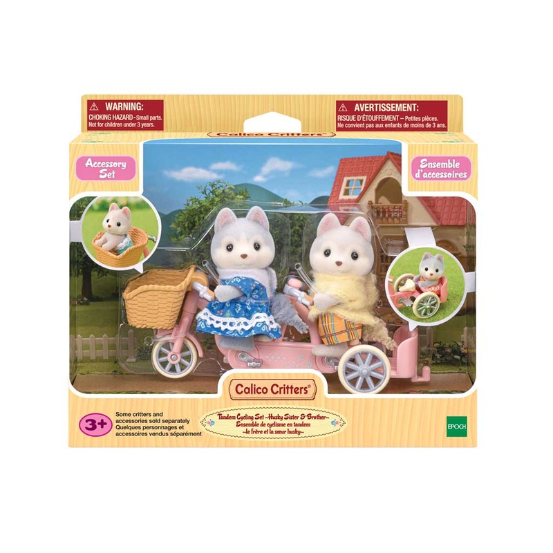 Epoch Calico Critters Tandem Cycling Set