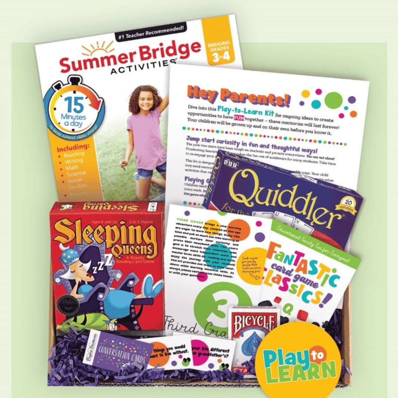 Play to Learn Kits with Summer Bridge Book
