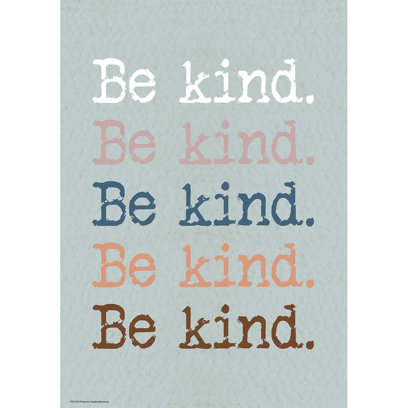 Teacher Created Resources Be Kind. Be Kind. Be Kind. Positive Poster