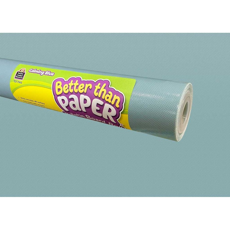 Teacher Created Resources Calming Blue Better Than Paper Bulletin Board Roll
