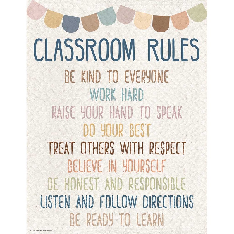 Teacher Created Resources Everyone is Welcome Classroom Rules Chart