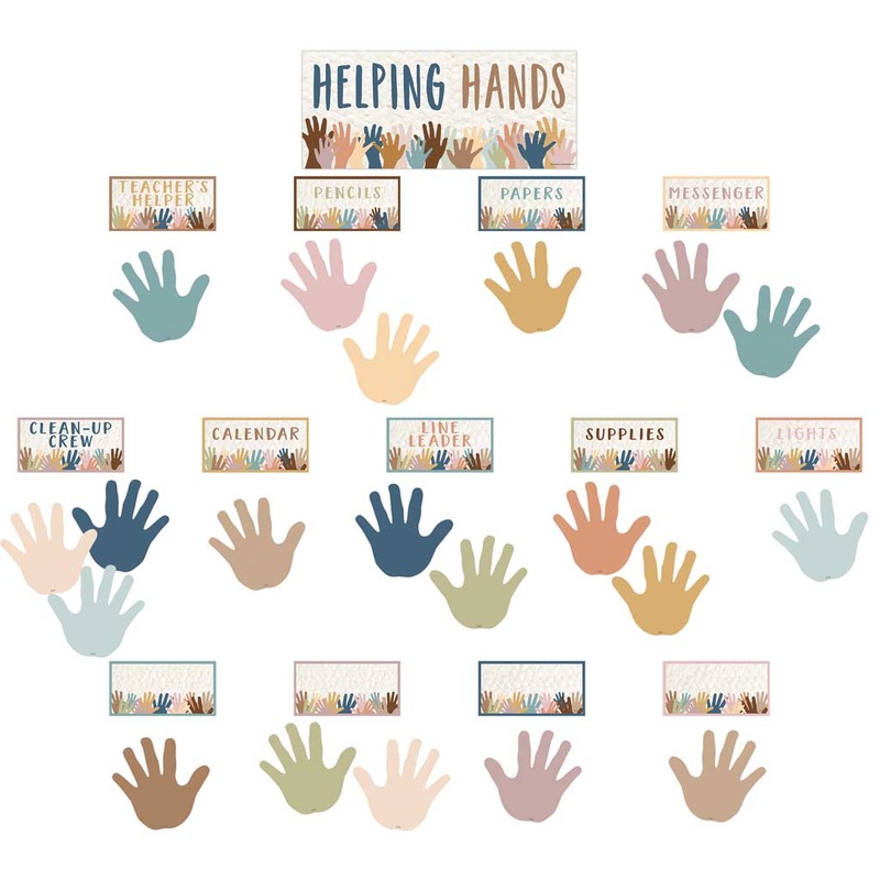 Teacher Created Resources Everyone is Welcome Helping Hands Mini Bulletin Board