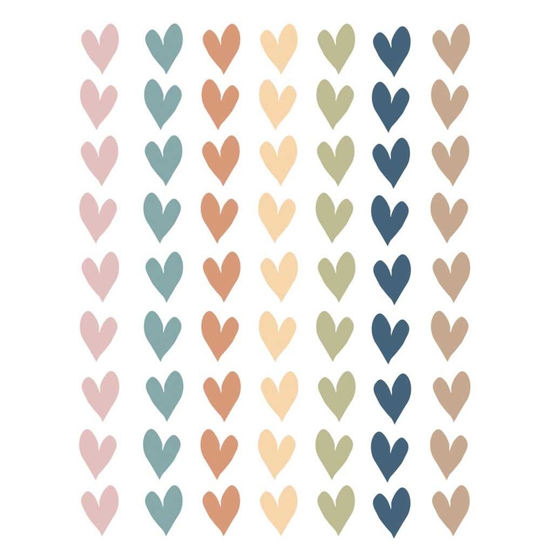 Teacher Created Resources Everyone is Welcome Mini Hearts Stickers