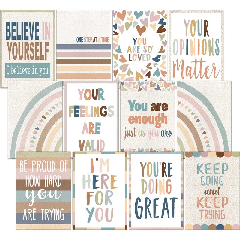 Teacher Created Resources Everyone is Welcome Small Positive Poster Pack