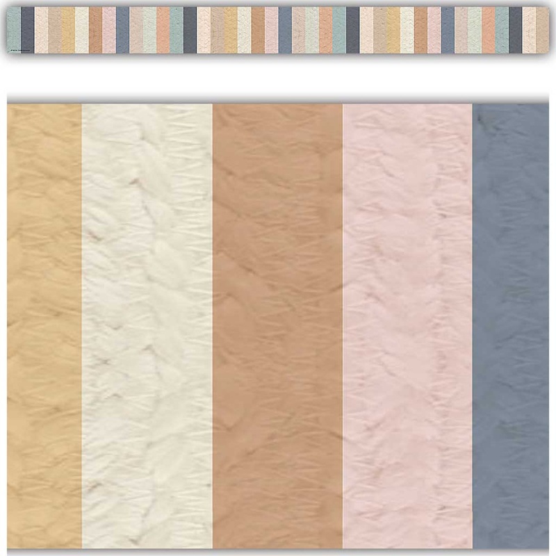 Teacher Created Resources Everyone is Welcome Stripes Straight Border Trim