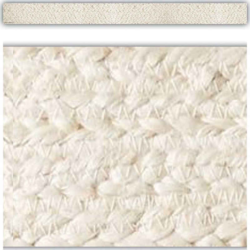 Teacher Created Resources Everyone is Welcome Woven Straight Border Trim