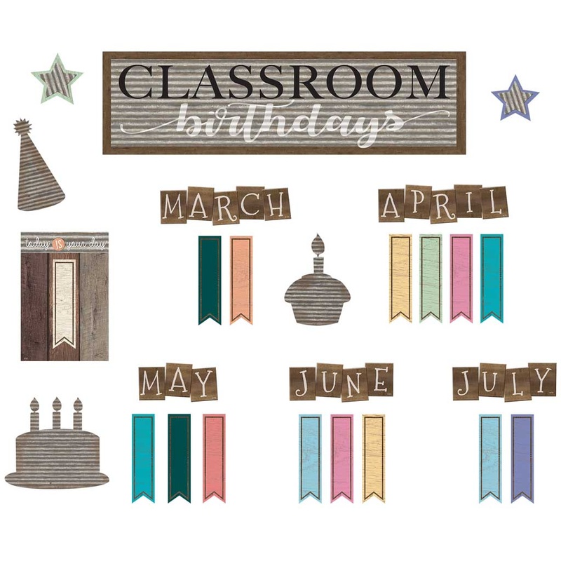 Teacher Created Resources Home Sweet Classroom Birthday Mini Bulletin Board