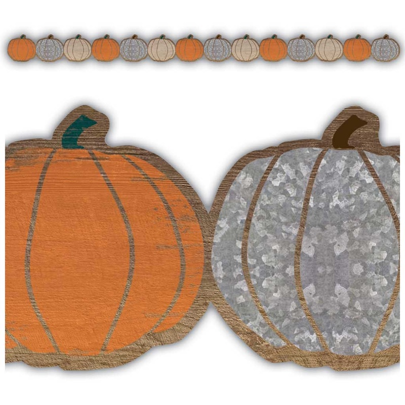 Teacher Created Resources Home Sweet Classroom Pumpkins Die-Cut Border Trim