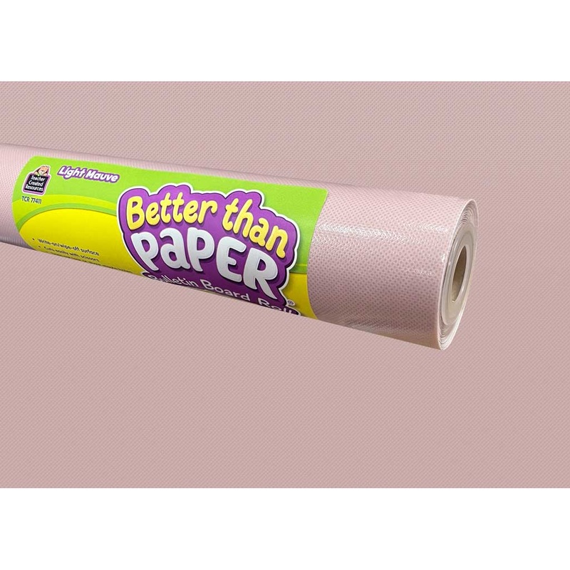 Teacher Created Resources Light Mauve Better Than Paper Bulletin Board Roll
