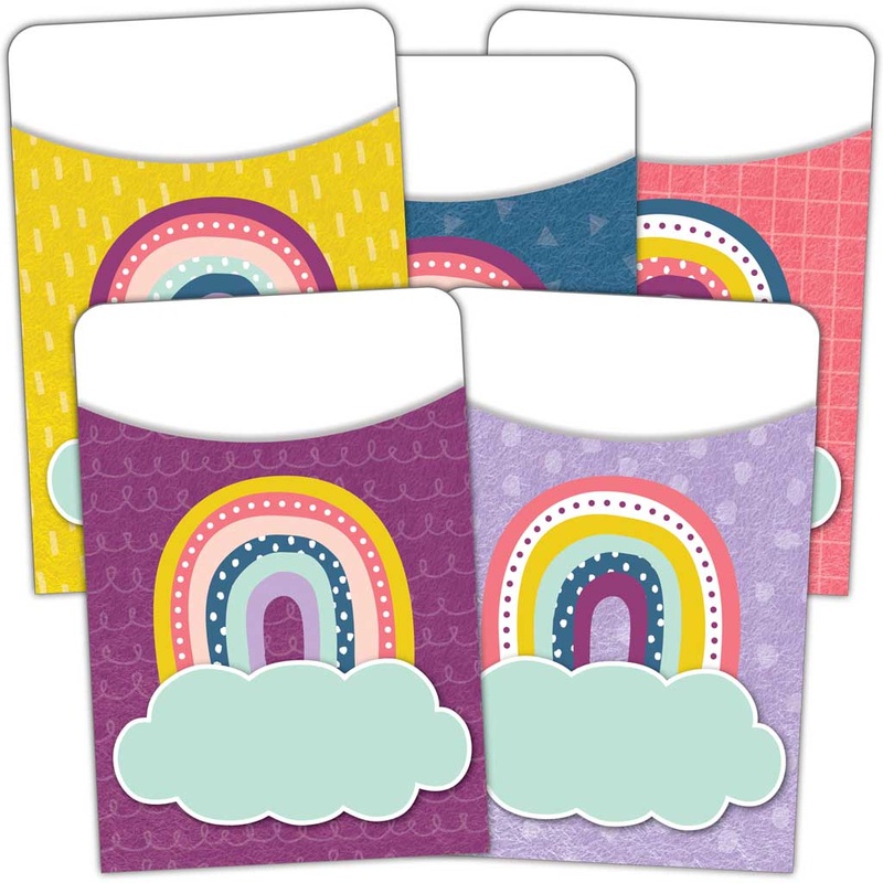 Teacher Created Resources Oh Happy Day Library Pockets Multi-Pack