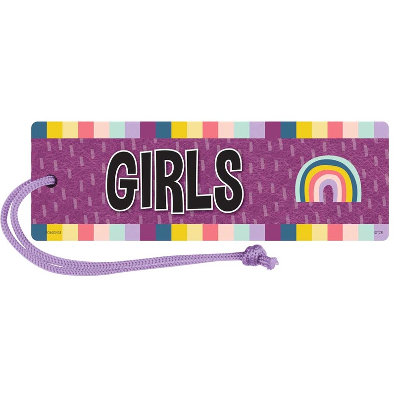 Teacher Created Resources Oh Happy Day Magnetic Girls Restroom Pass