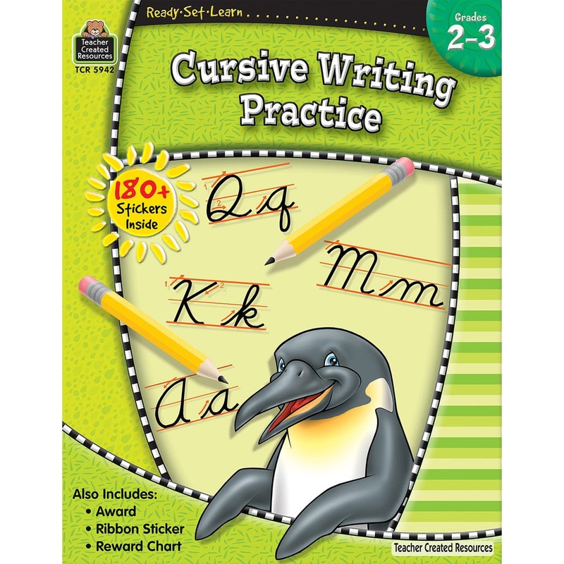 Teacher Created Resources Ready-Set-Learn: Cursive Writing Practice - Grades 2-3