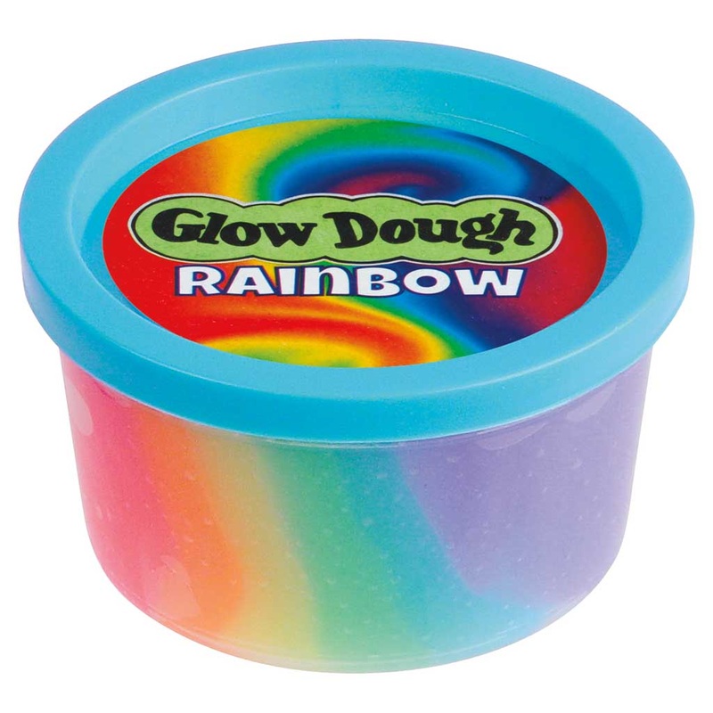 Toysmith Rainbow Glow Dough - Sensory Fidget Toy
