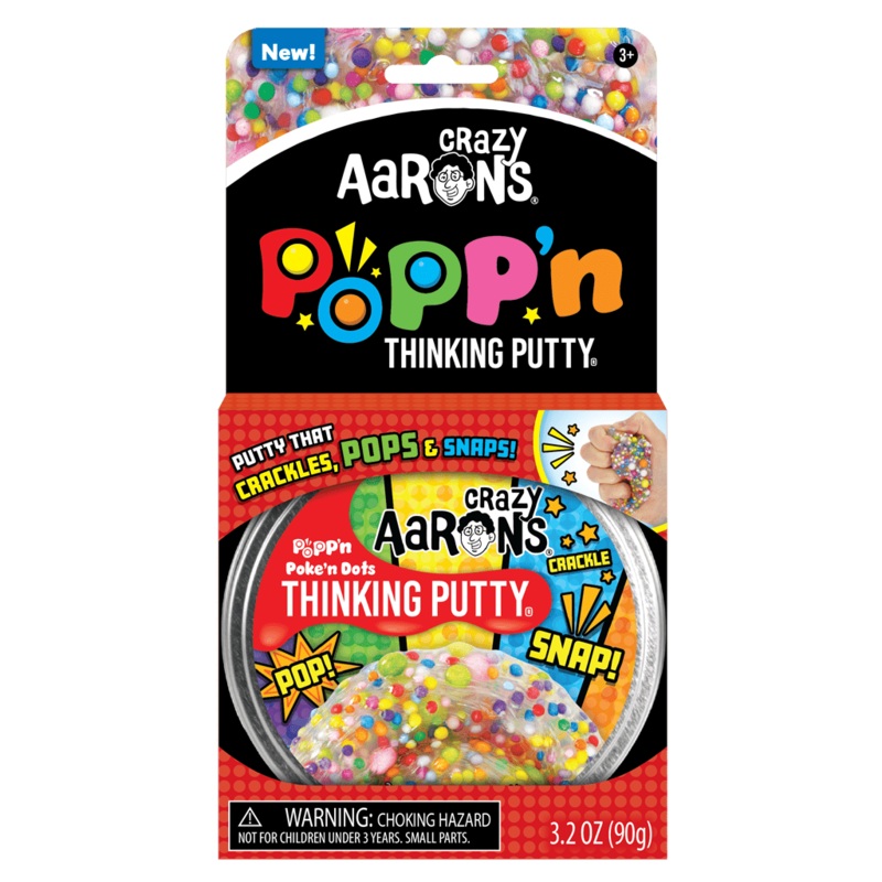 Crazy Aaron's Popp'n Poke'n Dots Thinking Putty