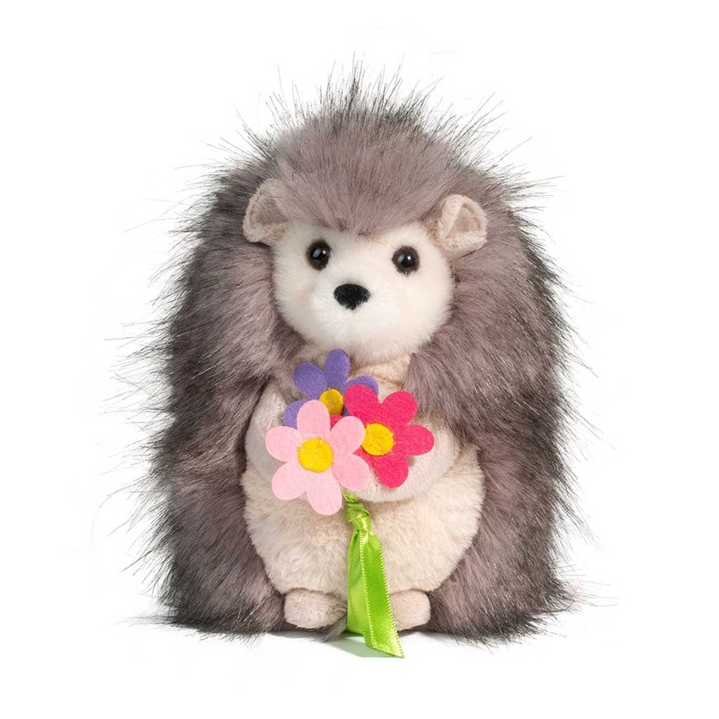 Douglas Sally Hedgehog with Flowers - Best Stuffed Animals
