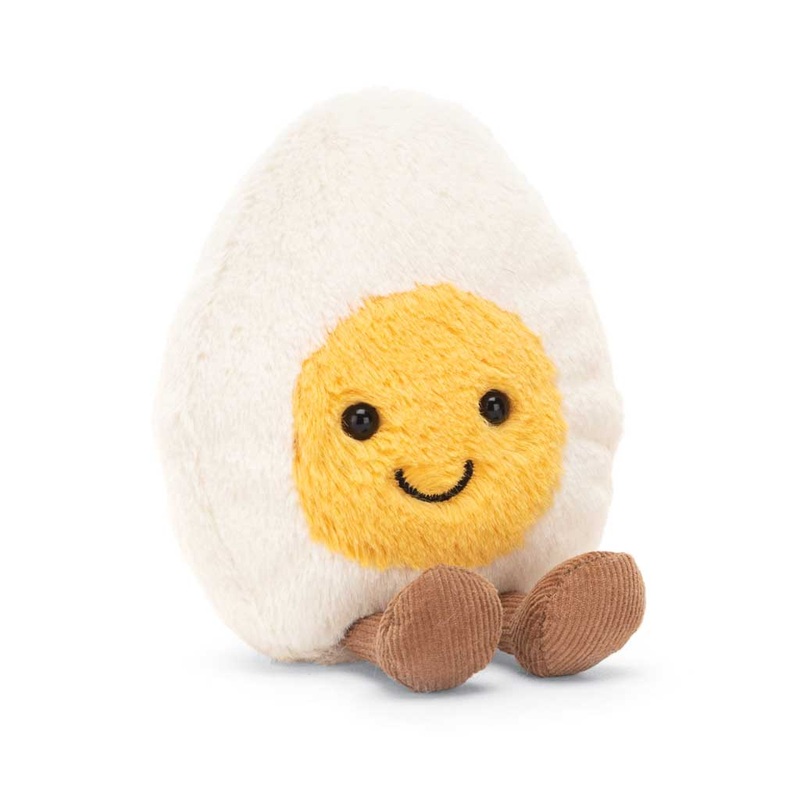 Jellycat Happy Boiled Egg - Plush Food for All Ages