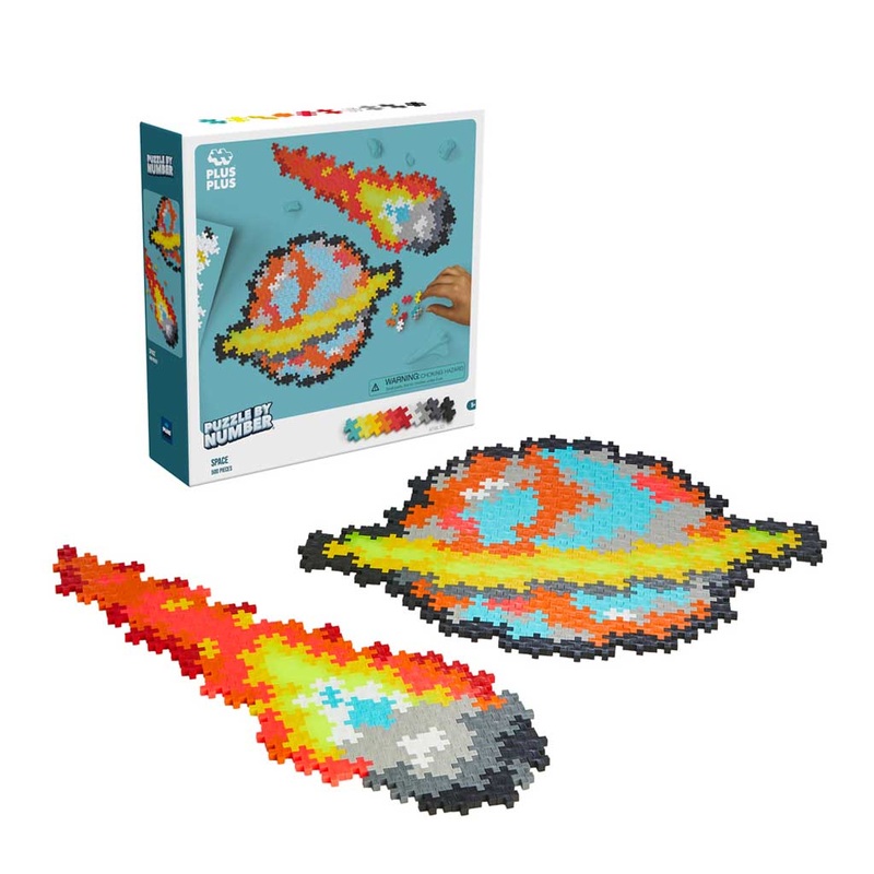 Plus-Plus USA Space 500 Piece Puzzle by Number