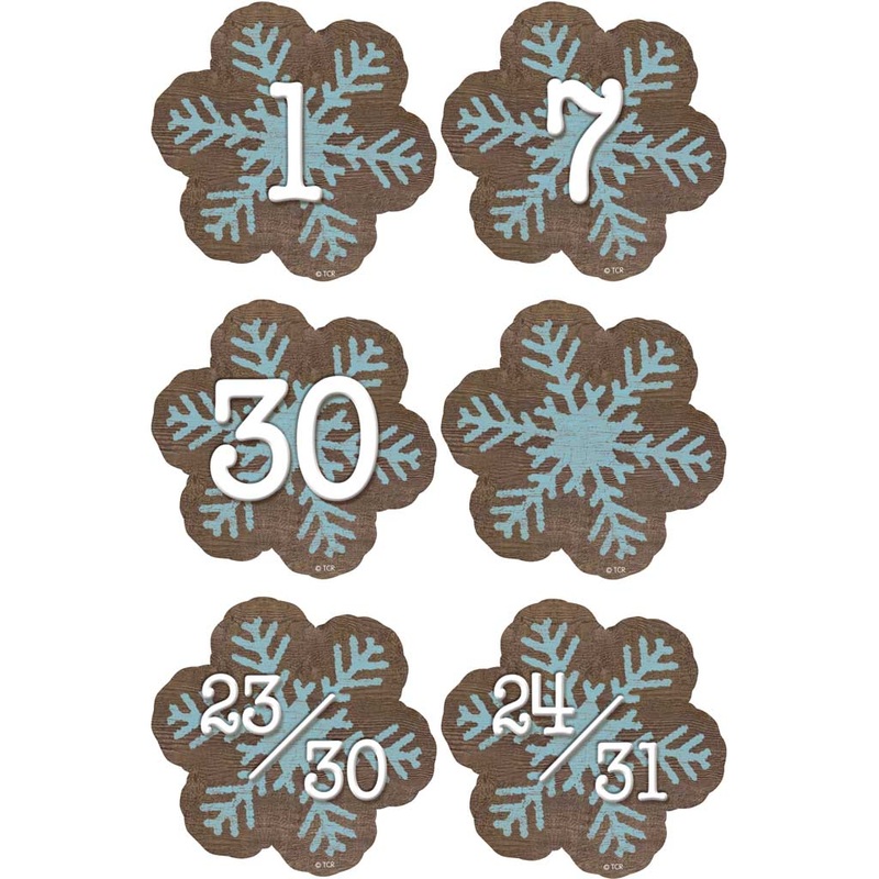 Teacher Created Resources Home Sweet Classroom Snowflakes Calendar Days