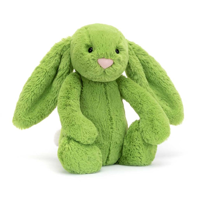 Jellycat Bashful Apple Green Bunny - Plush Bunnies for All Ages