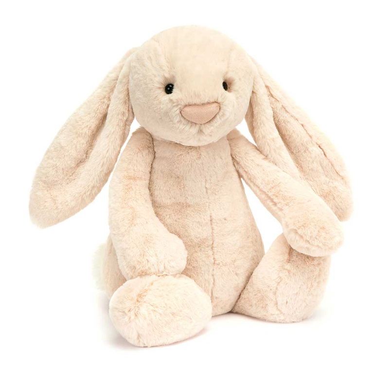 Jellycat Bashful Luxe Willow Bunny - Plush Bunnies for All Ages