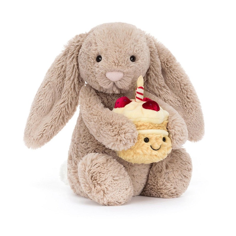 Blashful Beige Bunny Birthday